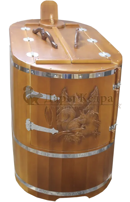Кедровая бочка (фитобочка) «Сибирская белка»